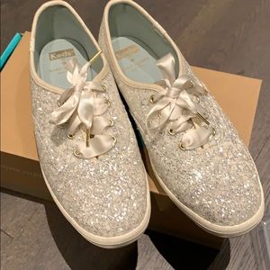 keds x kate spade new york glitter sneakers